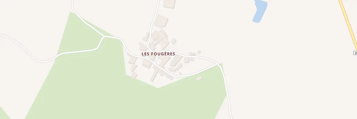 Plan du 1 Les Fougeres à Scillé