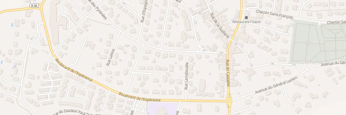 Plan du 5 Av des Pyrénées à Saint-Sever