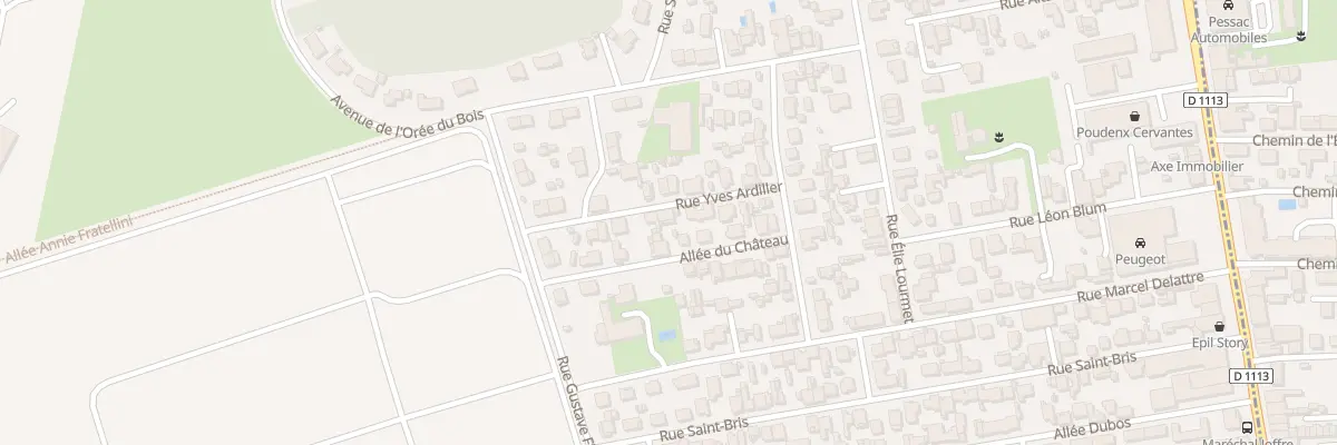 Plan du 14 Rue Yves Ardiller à Villenave-d’Ornon