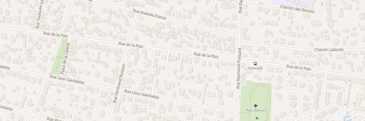 Plan du 65 Rue de la Paix à Villenave-d’Ornon