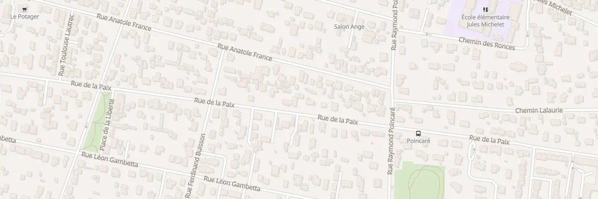 Plan du 62 Rue de la Paix à Villenave-d’Ornon