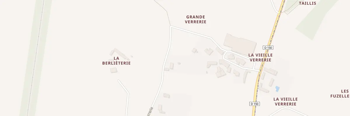 Plan du 20 Chem de la Grande Verrerie au Douhet