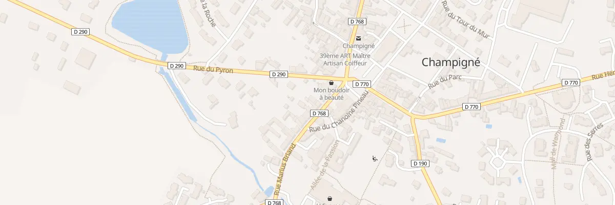 Plan du 21 Rue Marius Briand aux Hauts-d’Anjou