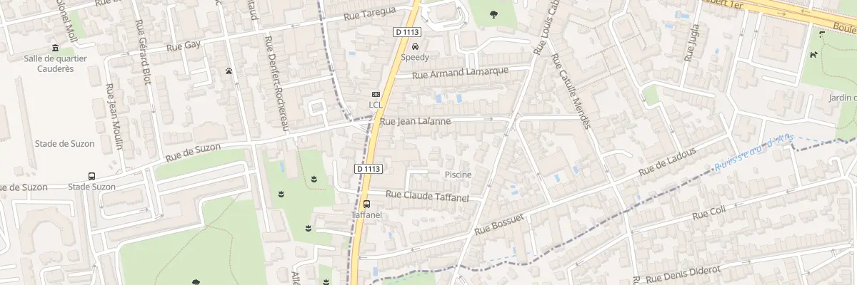 Plan du 11 Rue Jean Lalanne à Bordeaux