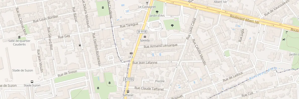 Plan du 5 Rue Armand Lamarque à Bordeaux