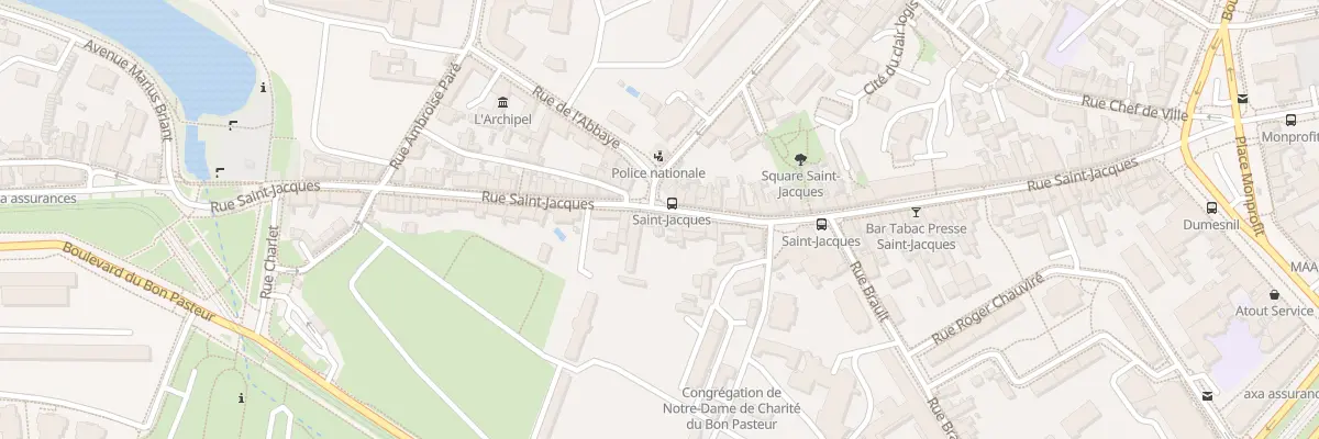 Plan du 81 Rue Saint-Jacques à Angers