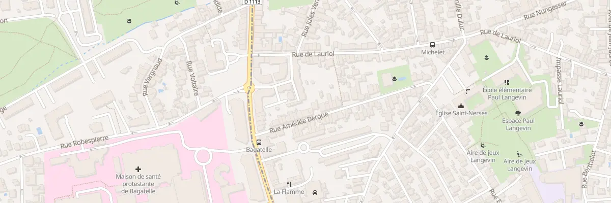 Plan du 2 Rue Gutenberg à Bègles