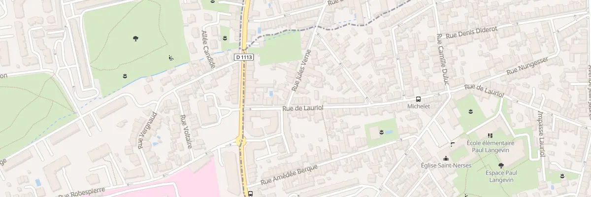 Plan du 20 Rue Lauriol à Bègles