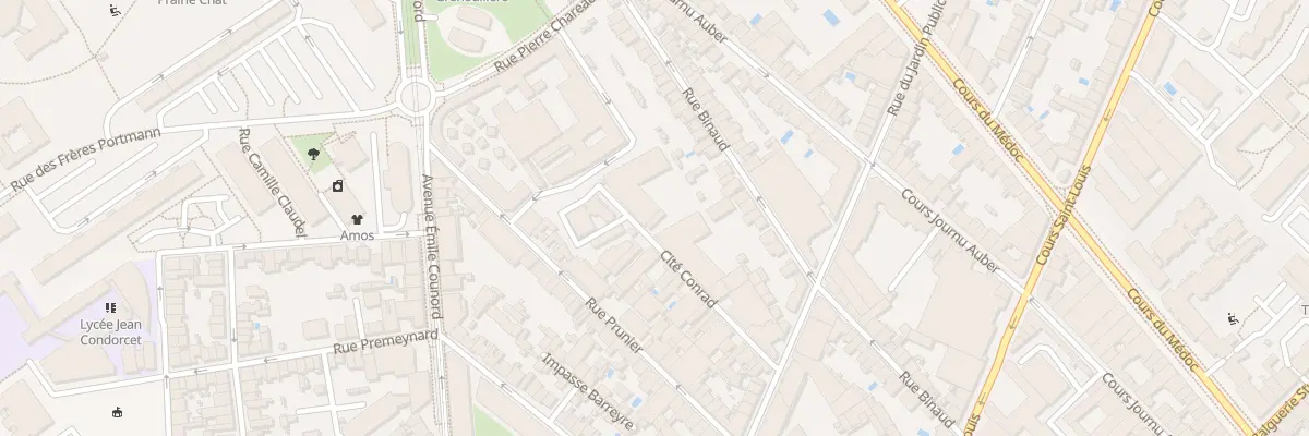 Plan du 17 Rue Cite Conrad à Bordeaux