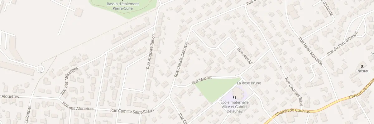 Plan du 44 Rue Claude Debussy à Villenave-d’Ornon
