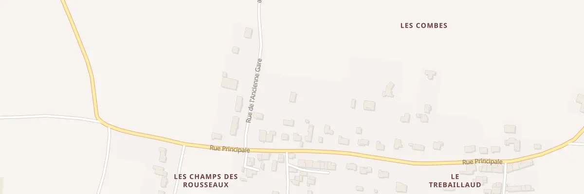 Plan du 52 Rue Principale à La Vergne