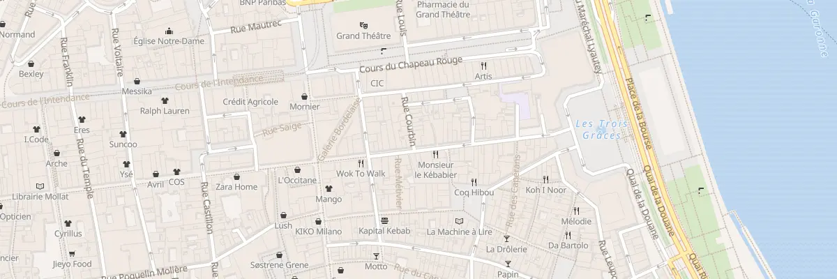 Plan du 45 Rue Saint-Rémi à Bordeaux