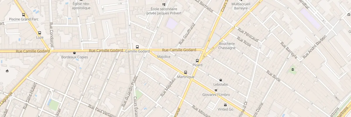 Plan du 58 Rue des Retaillons à Bordeaux