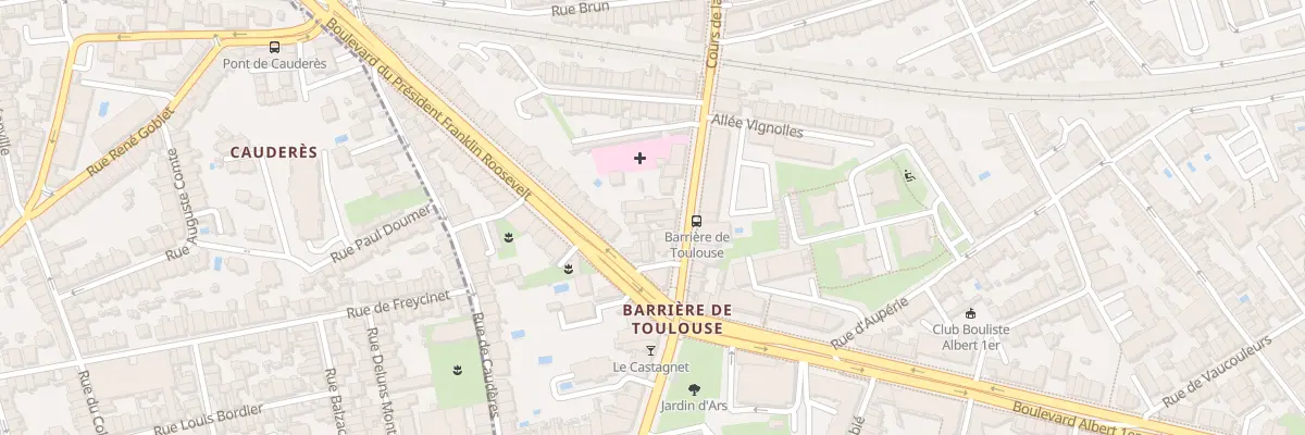 Plan du 373 Crs de la Somme à Bordeaux