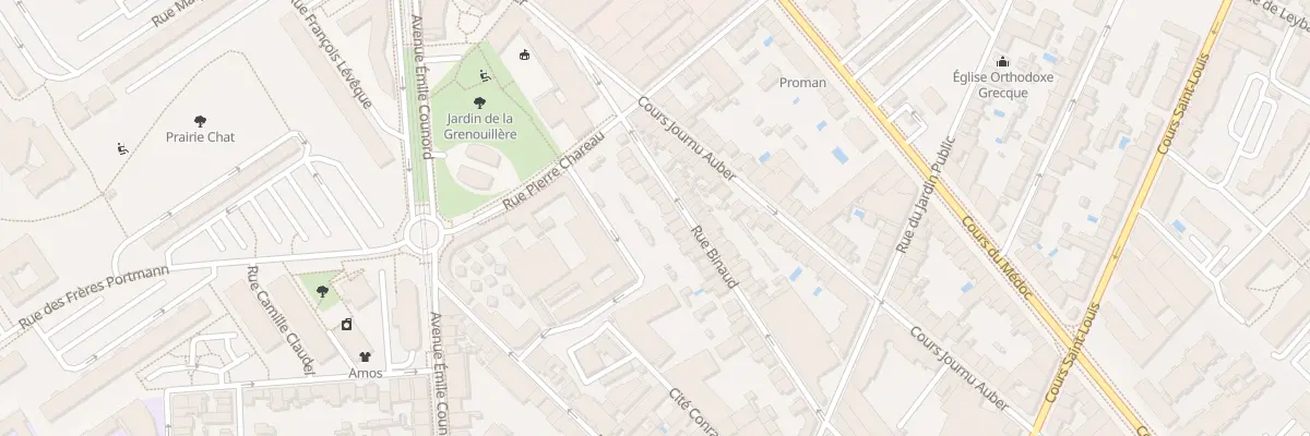 Plan du 114 Rue Binaud à Bordeaux