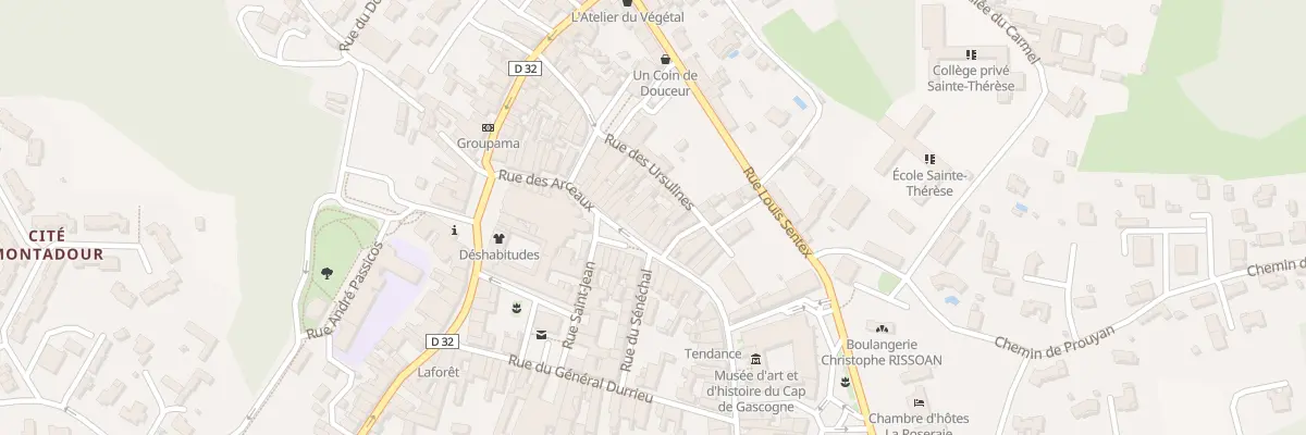 Plan du 7 Pl de Verdun à Saint-Sever