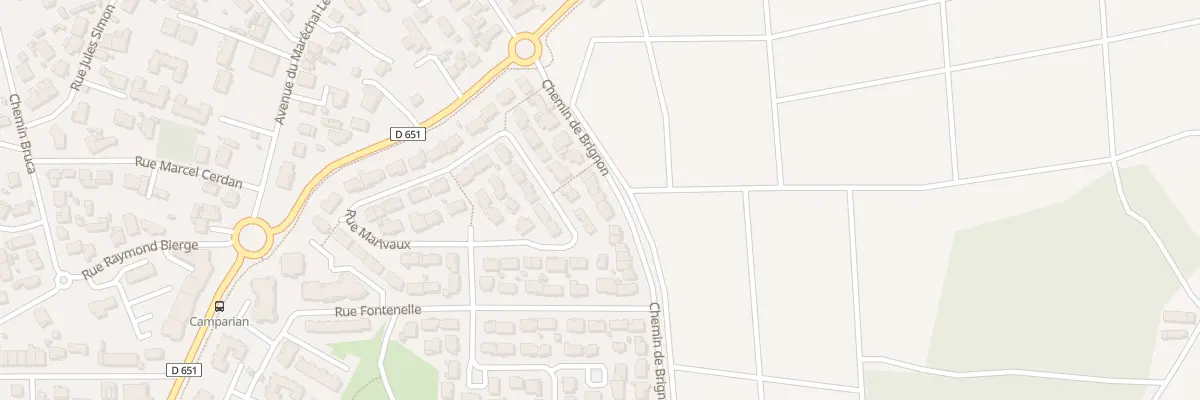 Plan du 29B Che de Brignon à Villenave-d’Ornon