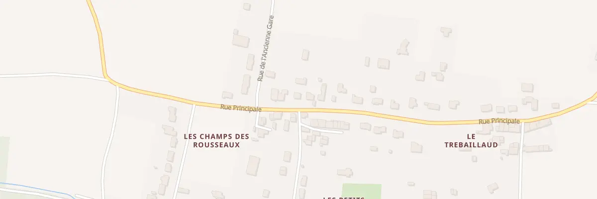 Plan du 52A Rue Principale à La Vergne