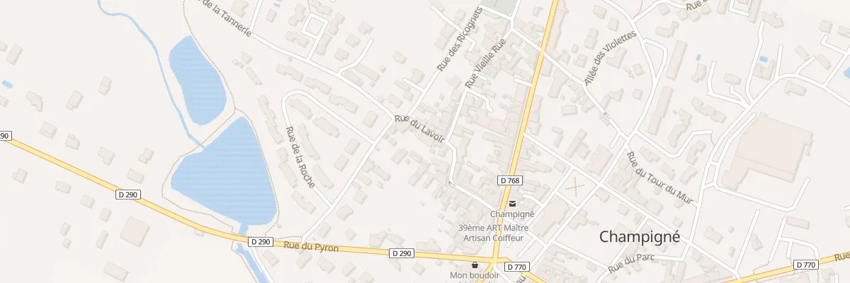 Plan du 14T Rue du Lavoir aux Hauts-d’Anjou