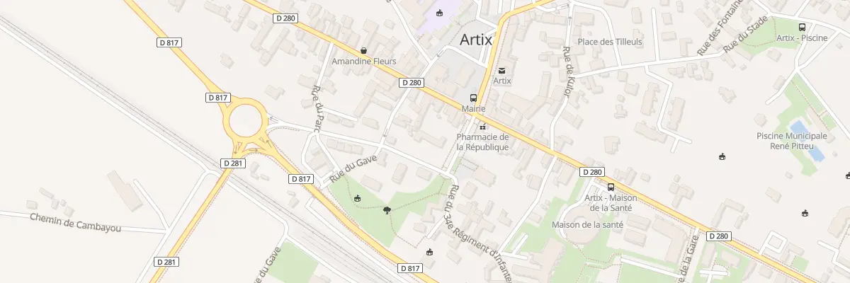 Plan du 46 Av du Corps Franc Pommies à Artix