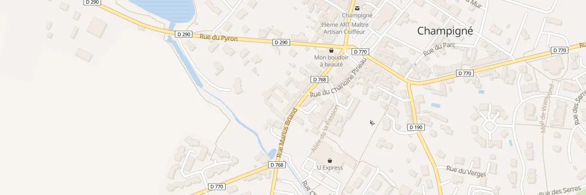 Plan du 9 Rue Marius Briand aux Hauts-d’Anjou