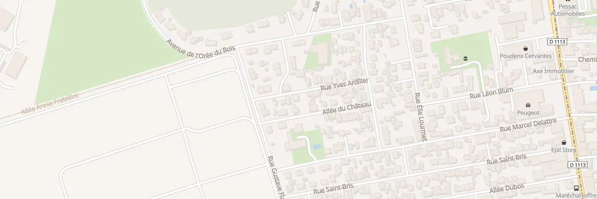 Plan du 18 Rue Yves Ardiller à Villenave-d’Ornon