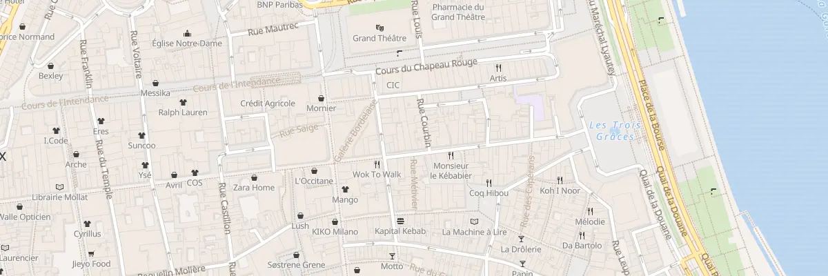 Plan du 51 Rue Saint-Rémi à Bordeaux