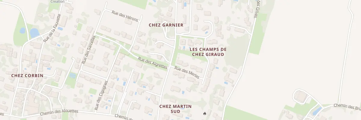 Plan du 1 Rue des Merles à Chaniers