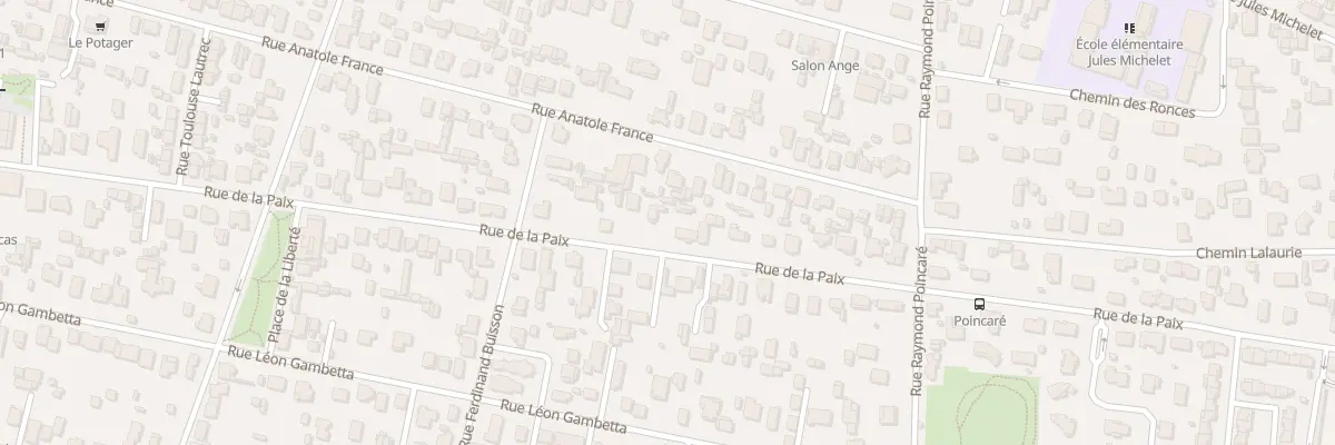 Plan du 58C Rue de la Paix à Villenave-d’Ornon