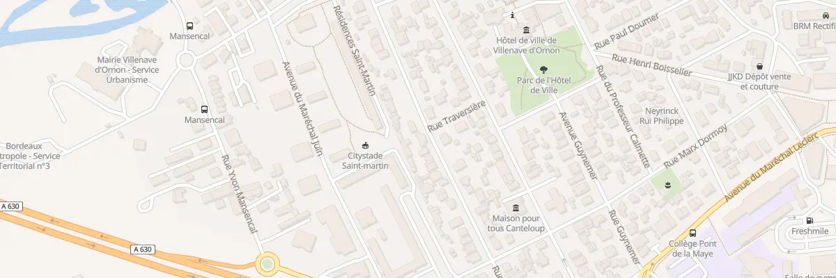Plan du 30T Rue Jules Verne à Villenave-d’Ornon
