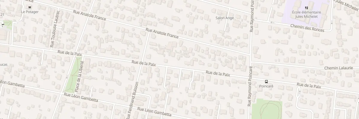 Plan du 58B Rue de la Paix à Villenave-d’Ornon