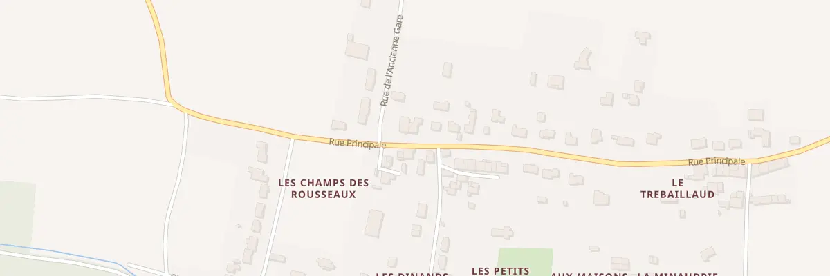 Plan du 54 Rue Principale à La Vergne