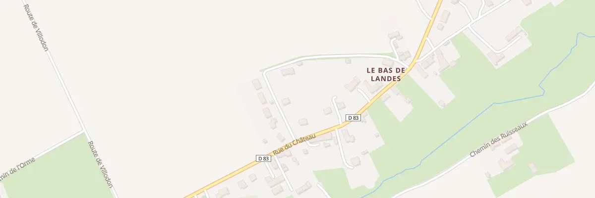 Plan du 48 Che de la Delle du Bois à Landes-sur-Ajon