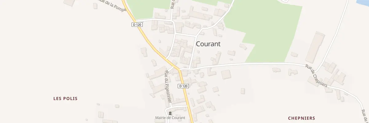 Plan du 1 Rue de Chepniers à Courant