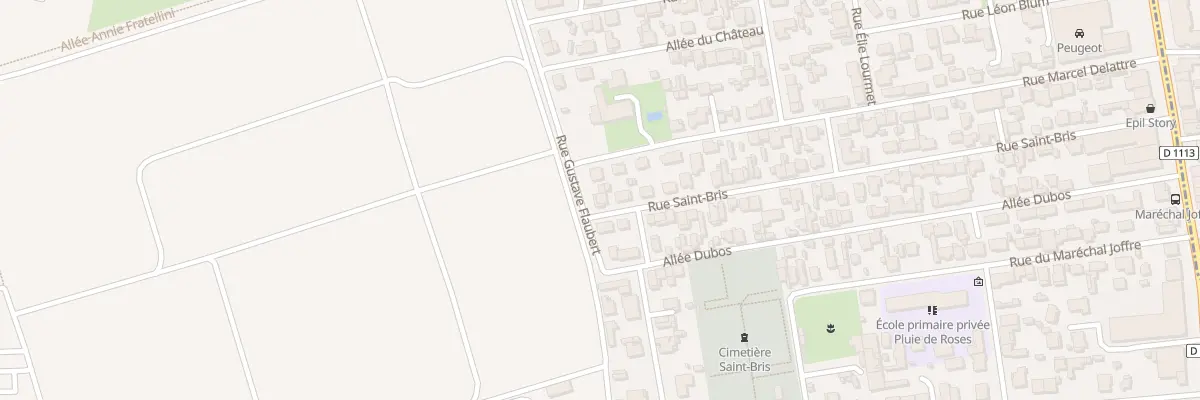 Plan du 59 Rue Saint Bris à Villenave-d’Ornon