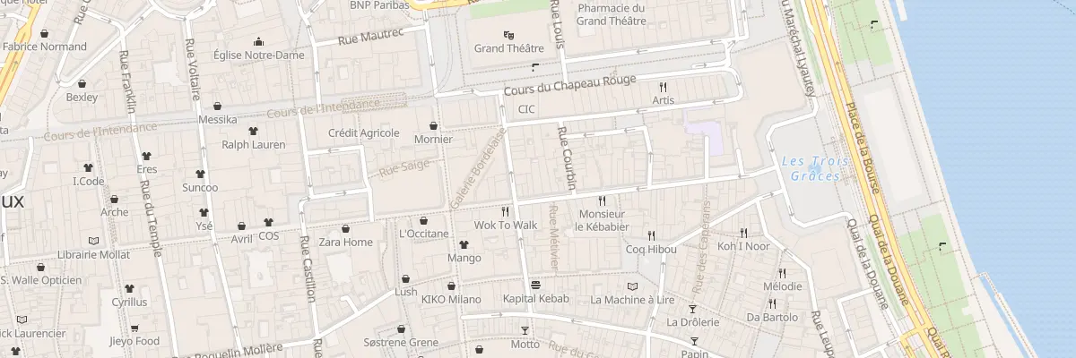Plan du 55 Rue Saint-Rémi à Bordeaux