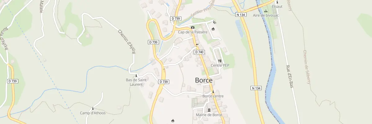 Plan du 11 Che de Carralot à Borce