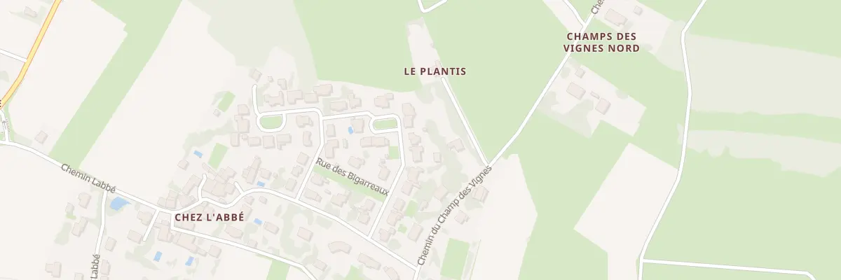 Plan du 14 Imp de la Cerisaie à Chaniers