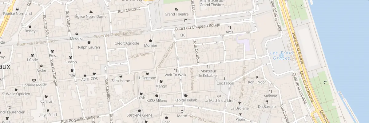 Plan du 57 Rue Saint-Rémi à Bordeaux