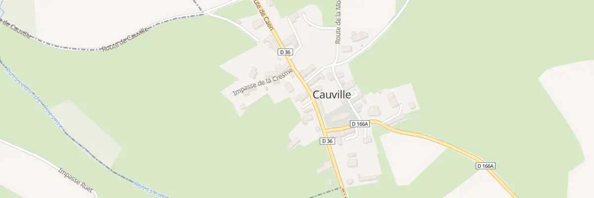 Plan du 5023 Le Bourg à Cauville