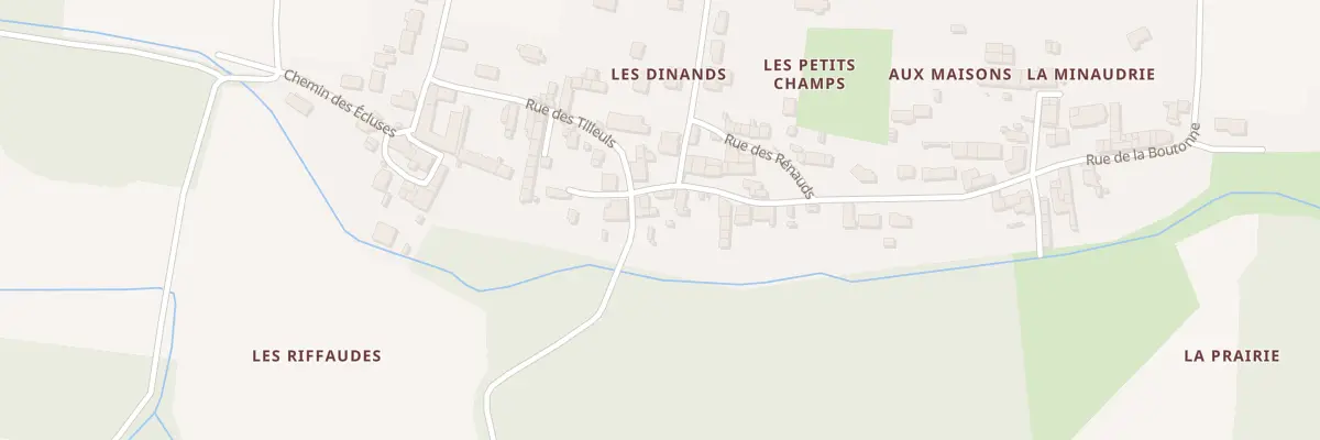 Plan du 1 Rue des Tilleuls à La Vergne