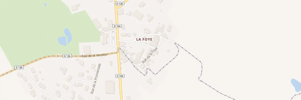 Plan du 21 Rue de la Foye à L’Absie