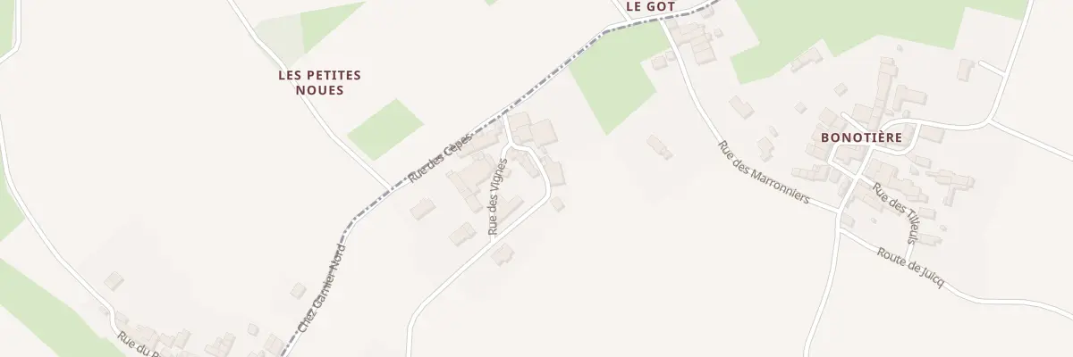 Plan du 4 Rue des Lauriers à Juicq