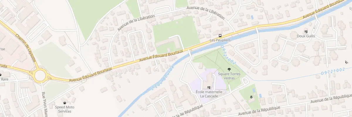 Plan du 6 Rue Edouard Bourlaux à Villenave-d’Ornon