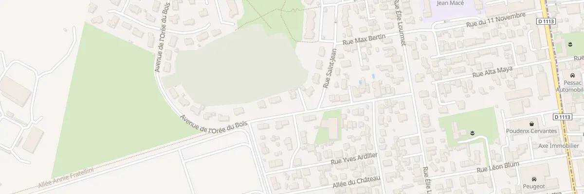 Plan du 19 Rue André Amanieu à Villenave-d’Ornon