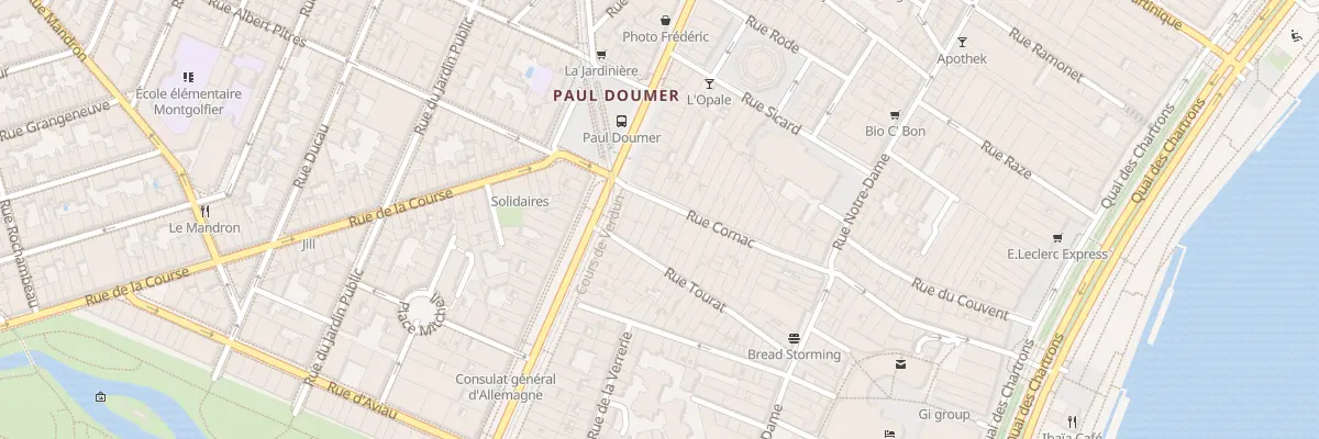 Plan du 32 Rue Cornac à Bordeaux