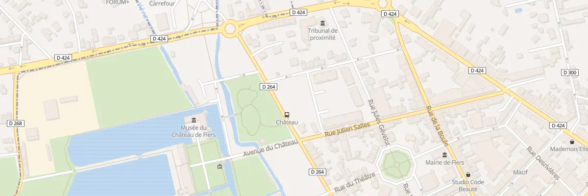 Plan du 11 Rue de l’Orangerie à Flers