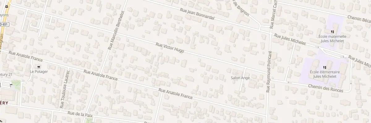 Plan du 51 Rue Victor Hugo à Villenave-d’Ornon