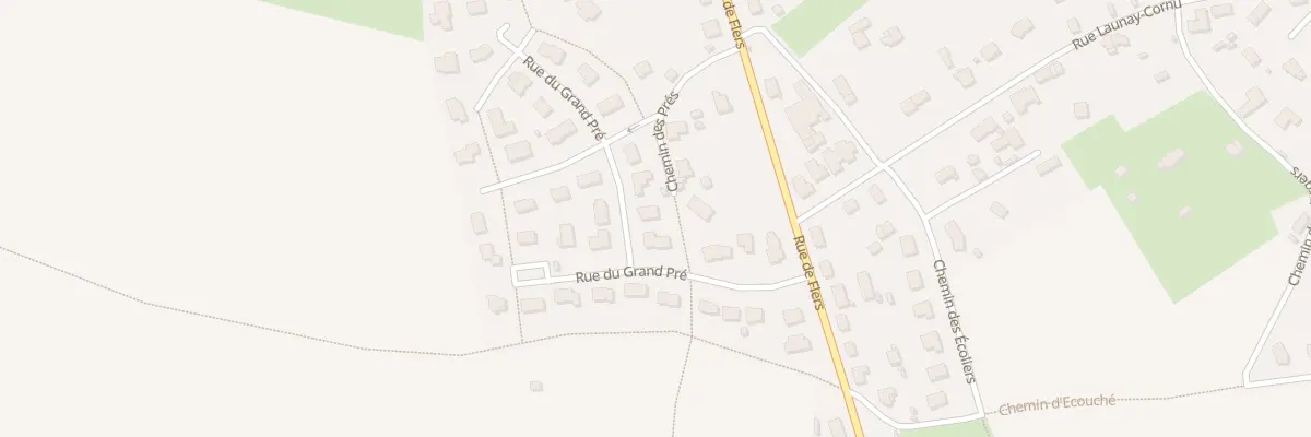 Plan du 10 Rue du Grand Pré à Saint-Georges-des-Groseillers
