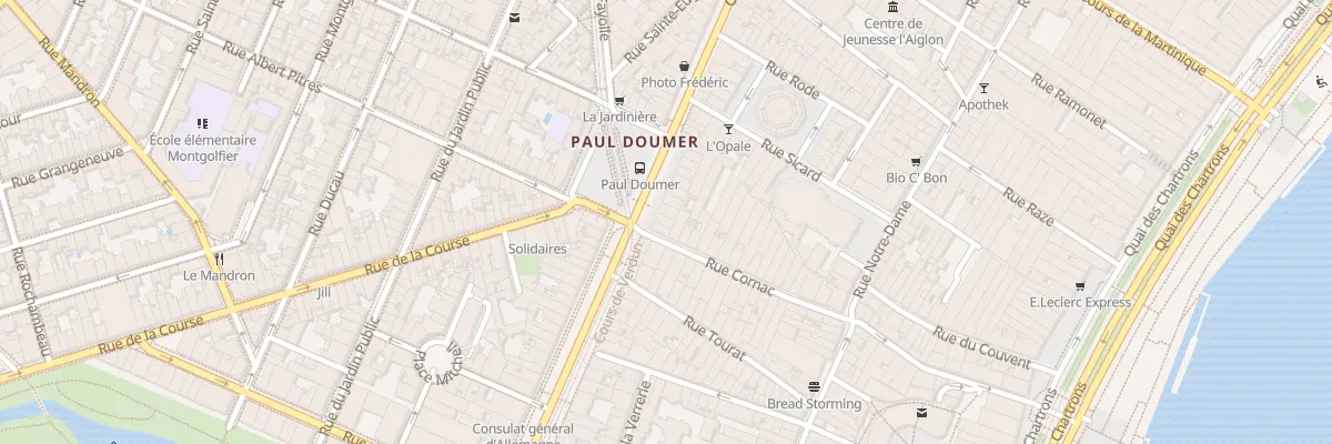Plan du 118 Crs de Verdun à Bordeaux